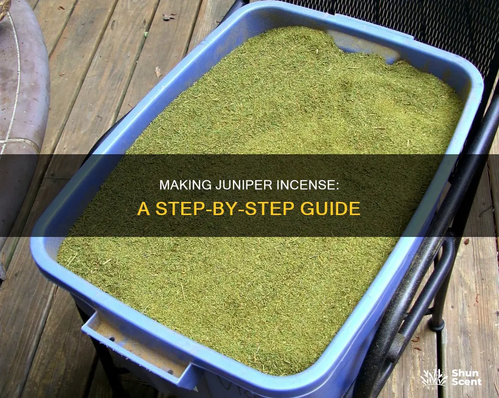 how to make juniper incense