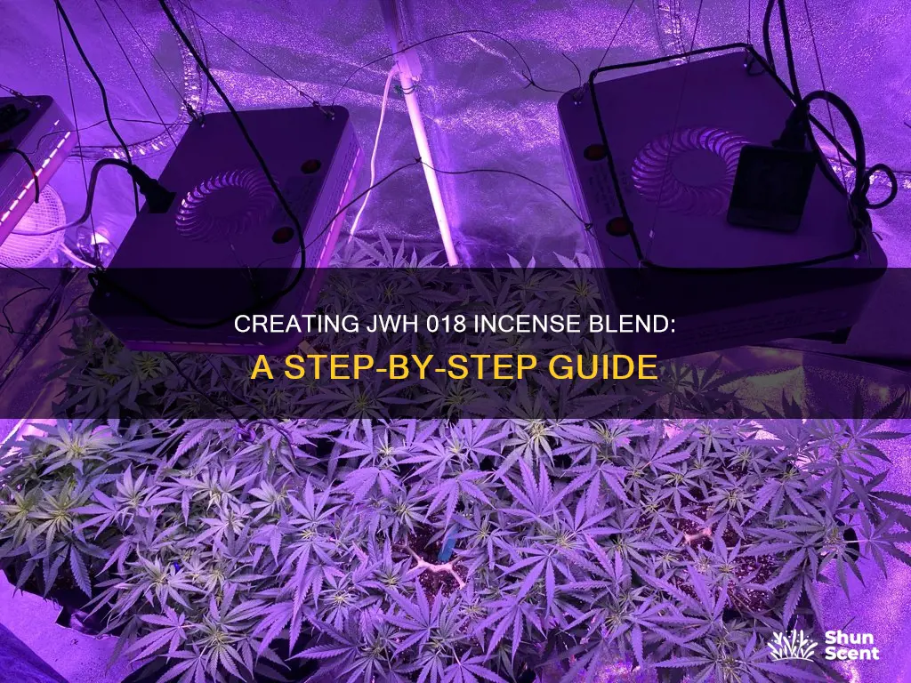 how to make jwh 018 incense blend