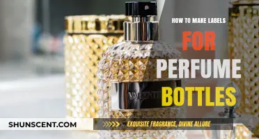 Creating Enticing Perfume Bottle Labels