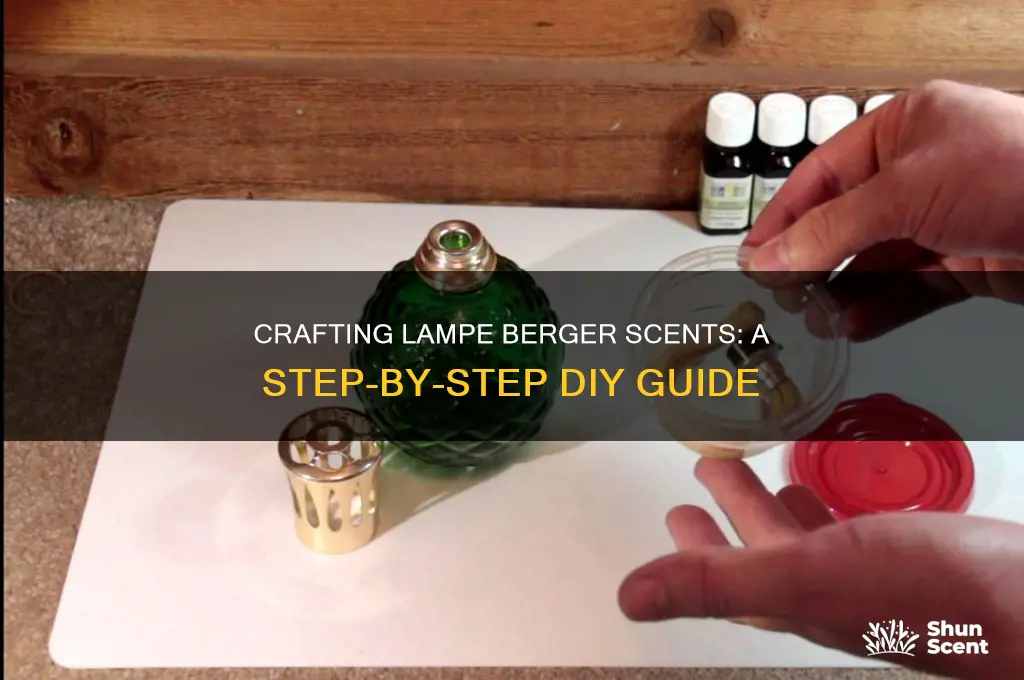 how to make lampe berger scents