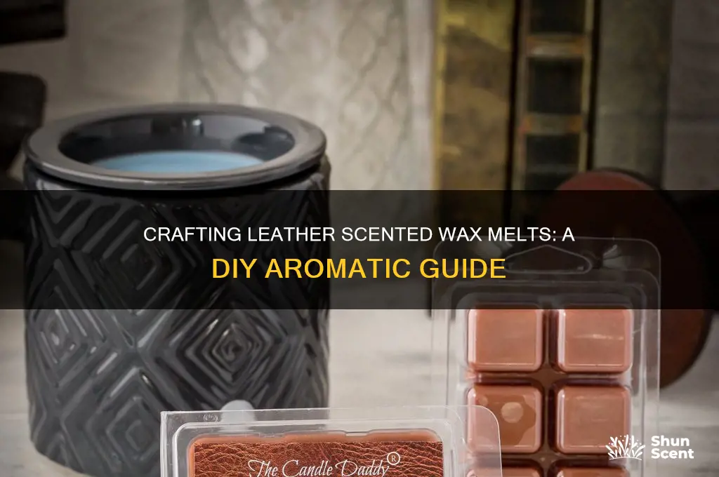 how to make leather scented wax melts
