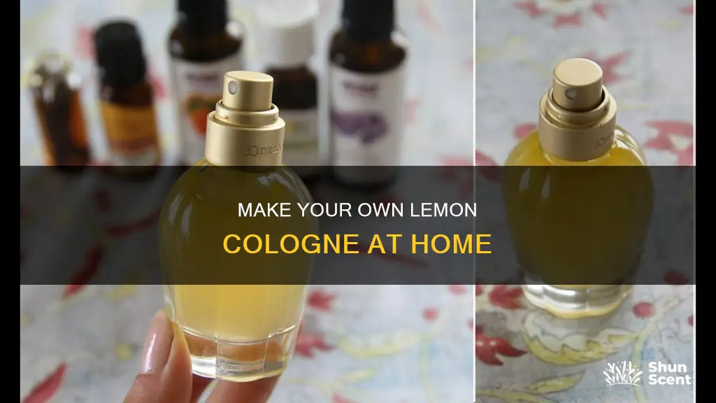 how to make lemon cologne