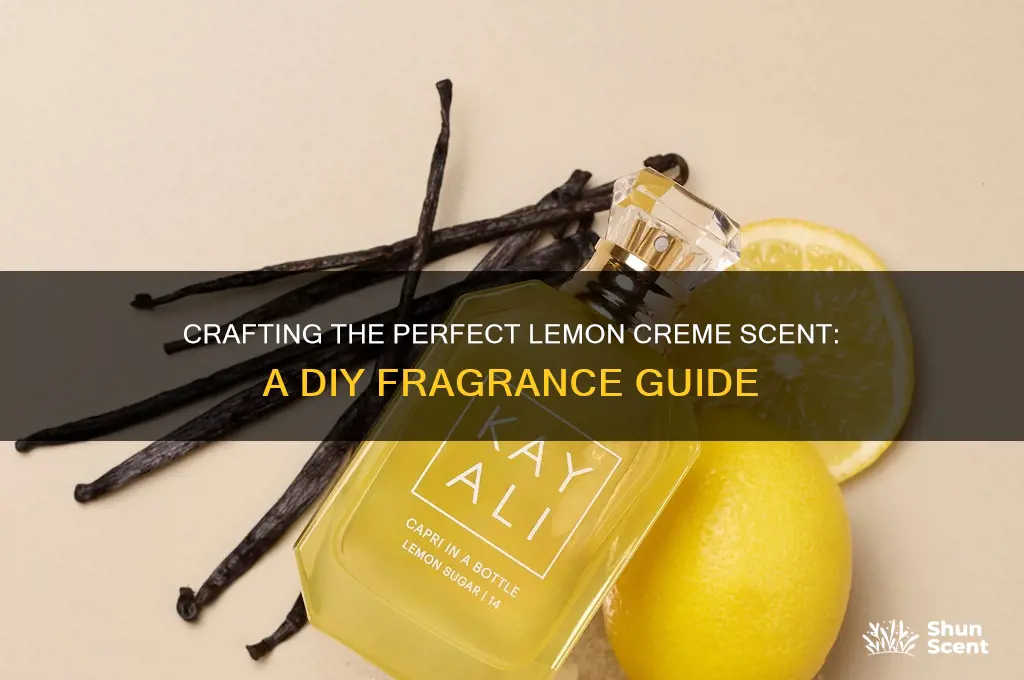 how to make lemon creme scent