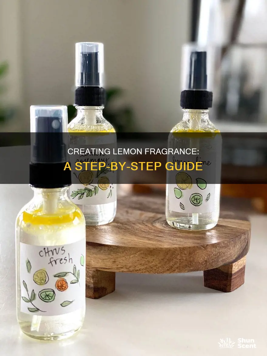 how to make lemon fragrance