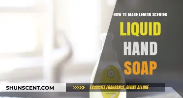 Craft Your Own Refreshing Lemon Scented Liquid Hand Soap at Home