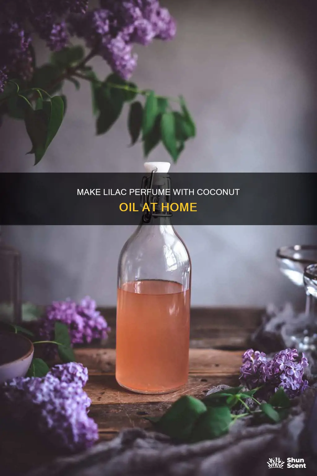 how to make lilac perfume with coconut oil