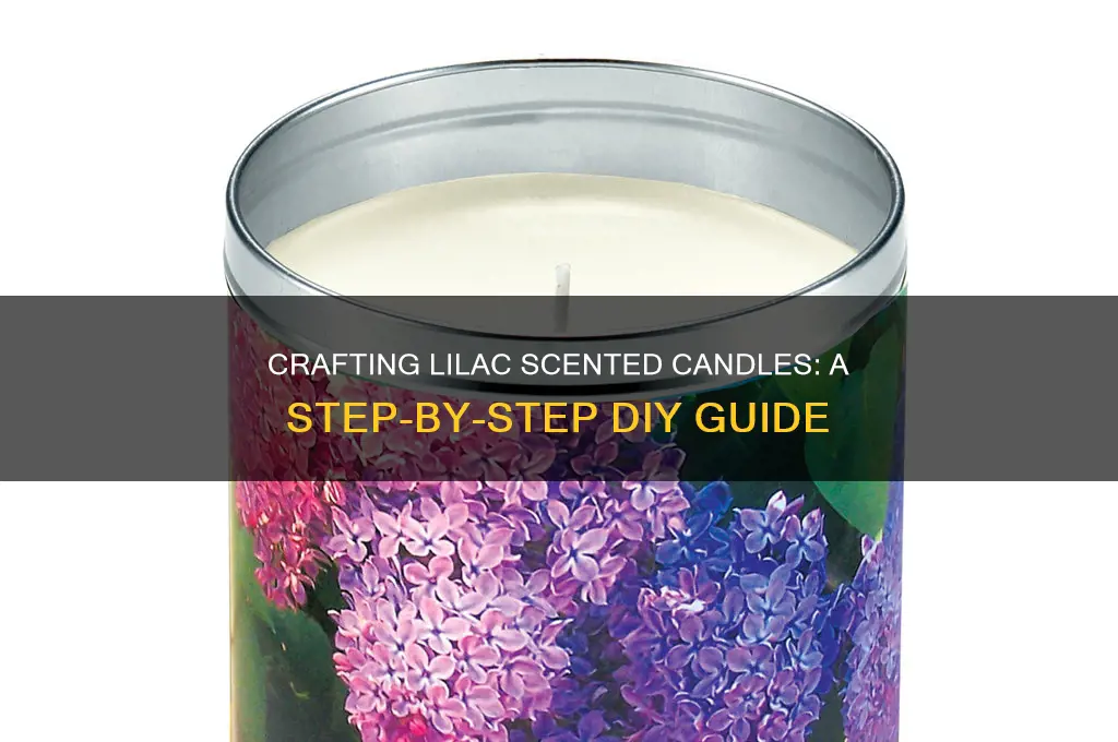 how to make lilac scented candles
