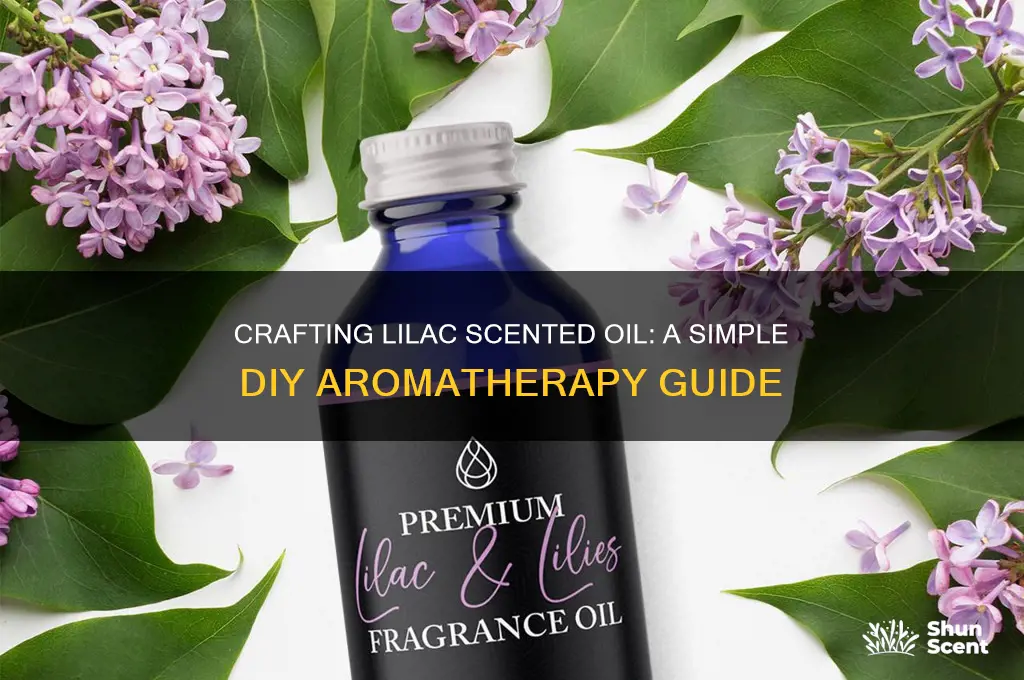 how to make lilac scented oil