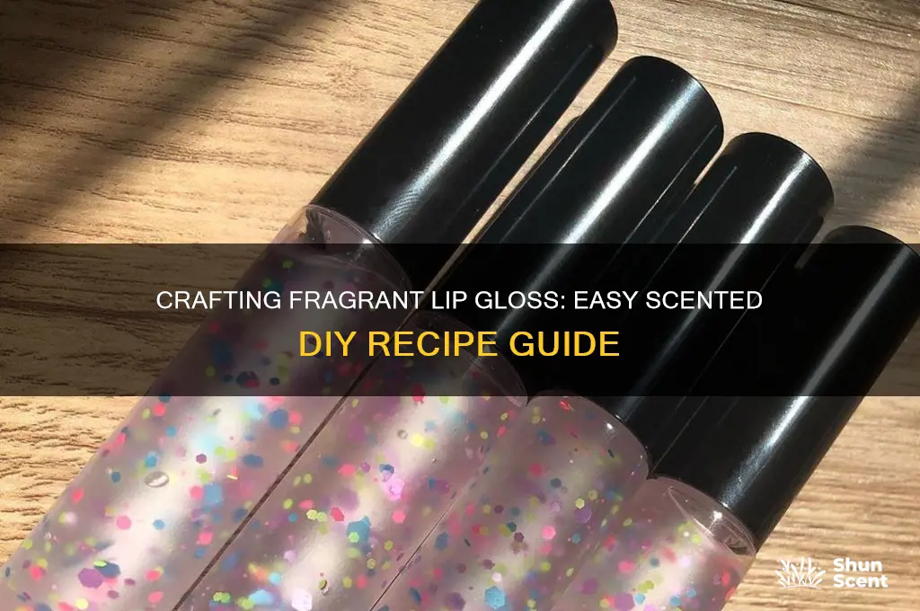 how to make lip gloss scented