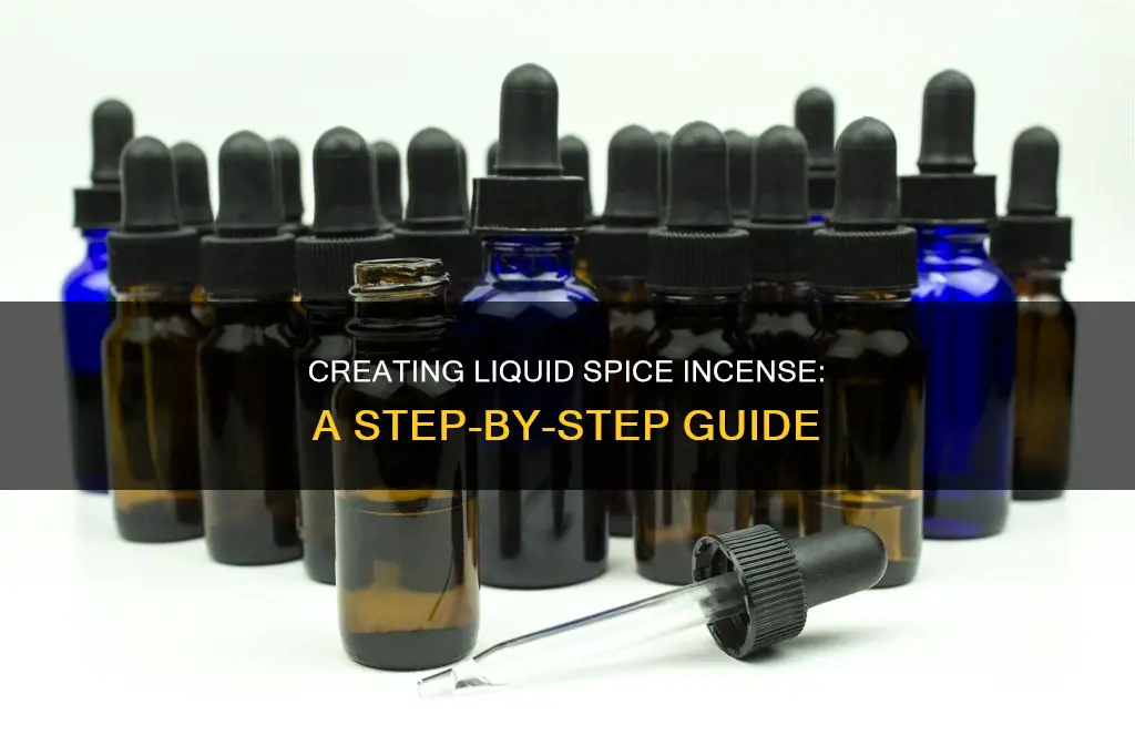 how to make liquid spice incense