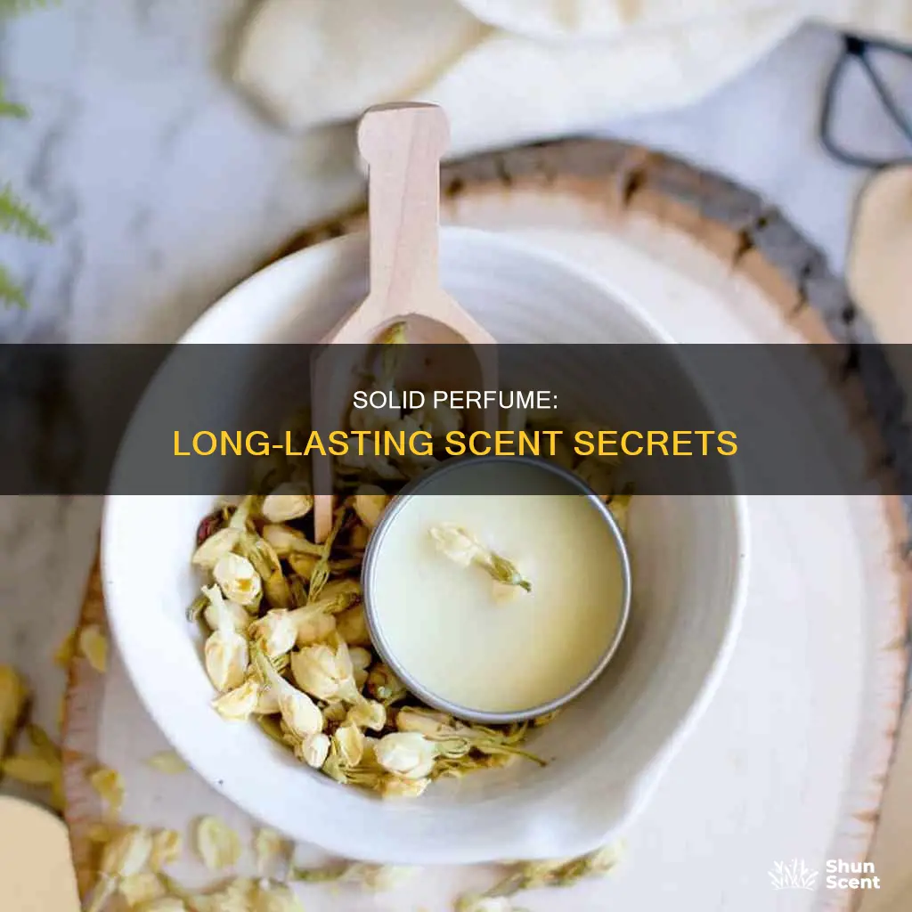 how to make long lasting solid perfume