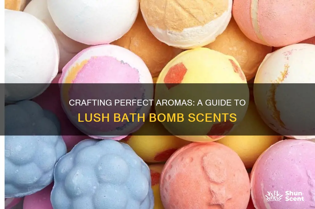 how to make lush bath bomb scents