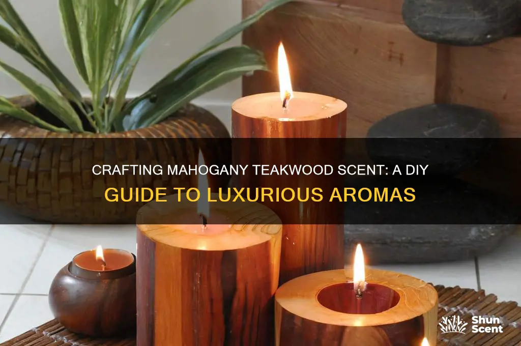 how to make mahogany teakwood scent