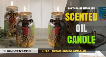 Crafting Aromatic Mason Jar Oil Candles: A Simple DIY Guide