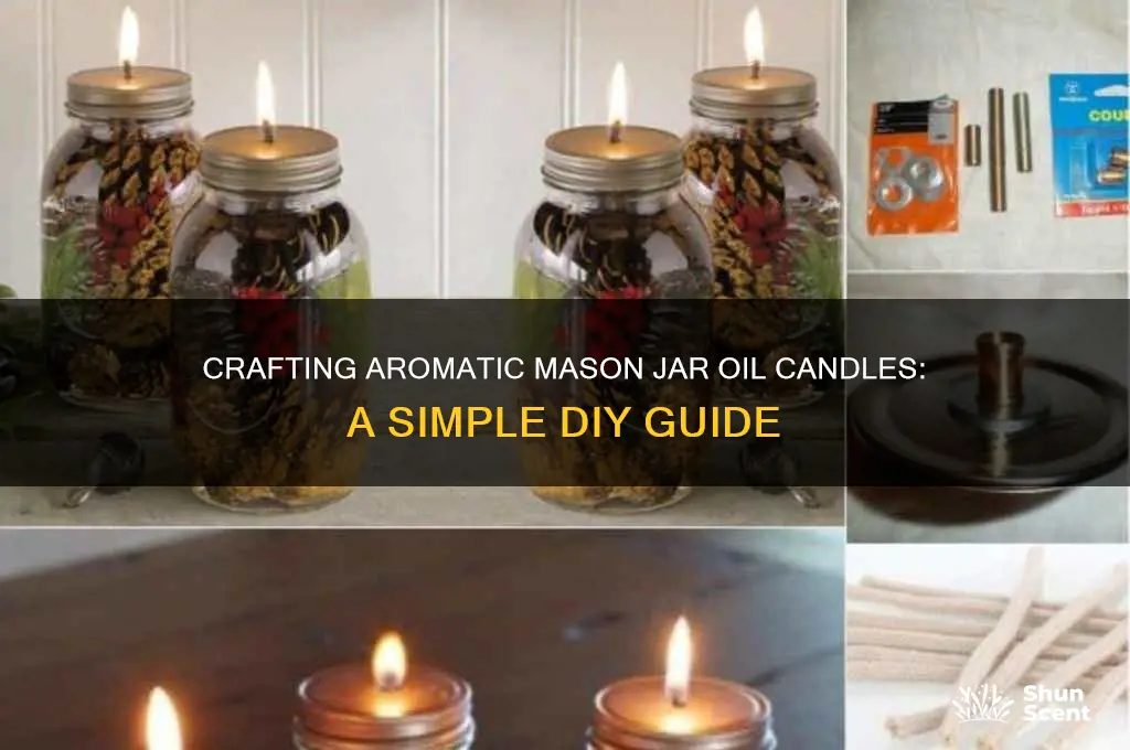 how to make mason jar scented oil candle