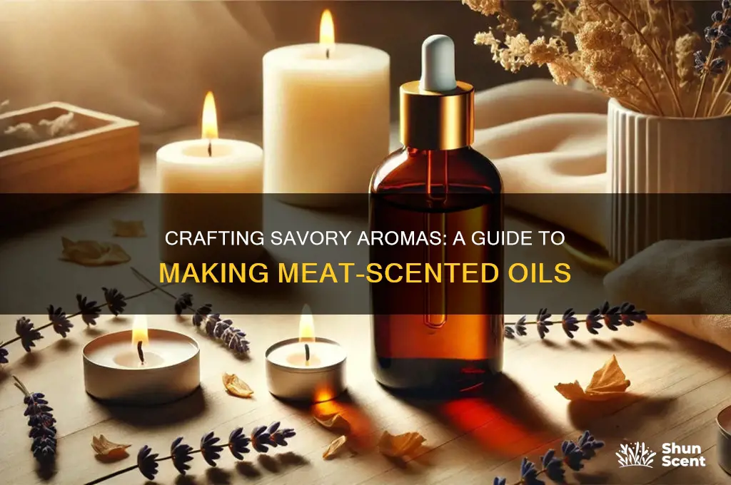 how to make meat scented oils