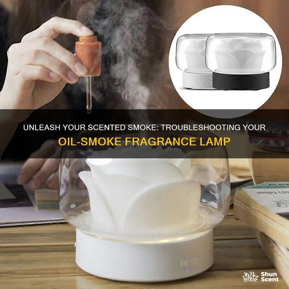 how to make my oil smoke fragrance lamp work