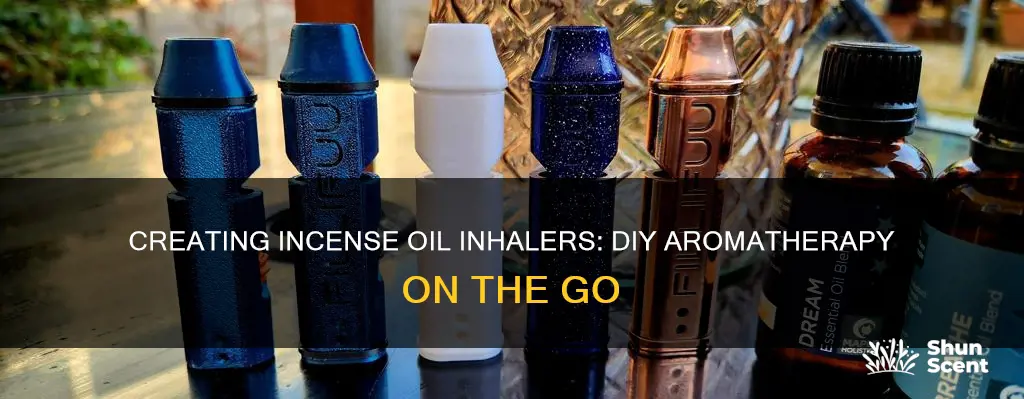 how to make my own incense oil inhaler