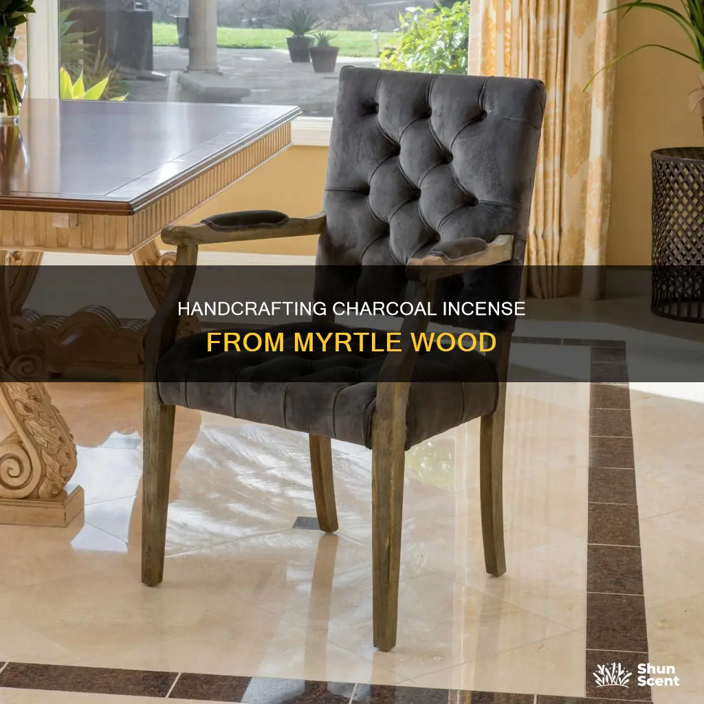 how to make myrtle wood charcoal incense