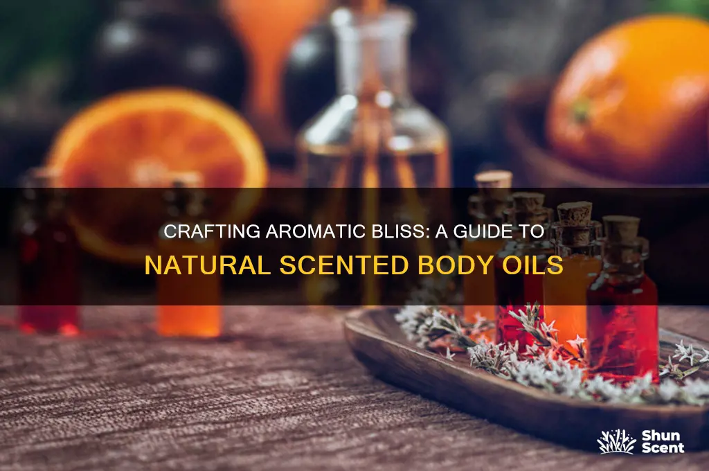 how to make natural scented body oils