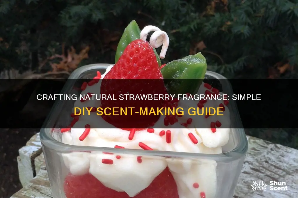 how to make natural strawberry scent