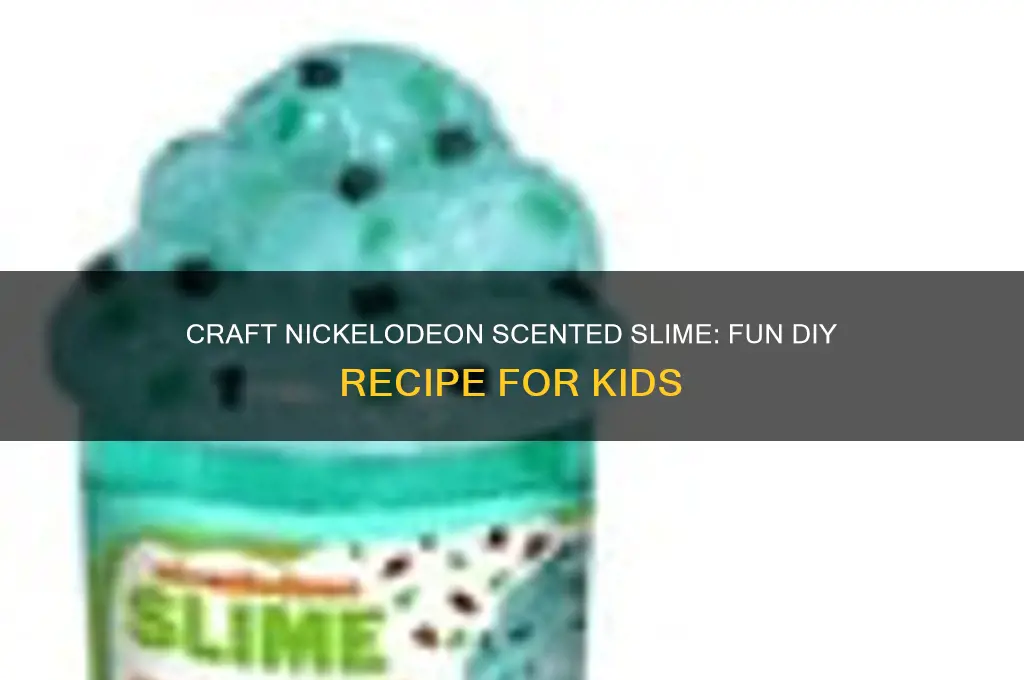 how to make nickelodeon scented slime