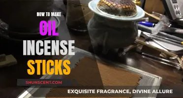 Making Oil Incense Sticks: A Beginner's Guide