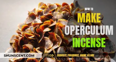 Making Operculum Incense: A Beginner's Guide