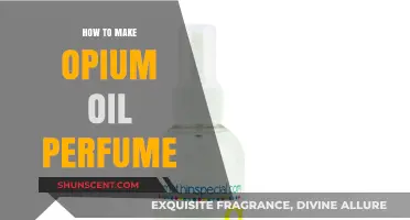 Opium Oil Perfume: A Fragrant Guide to Making It