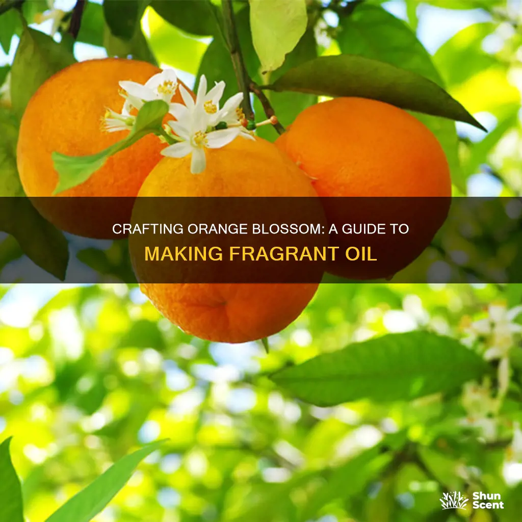 how to make orange blossom fragrance oil