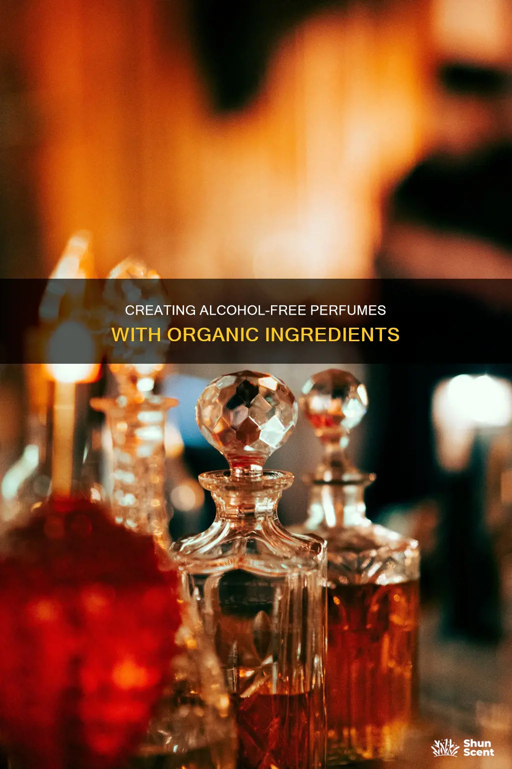 how to make organic alcohol free perfume