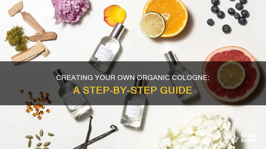 how to make organic cologne