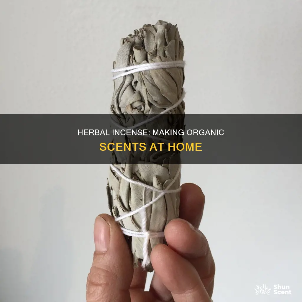 how to make organic herbal incense