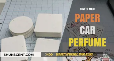 Creating Car Perfume: Paper Freshener DIY