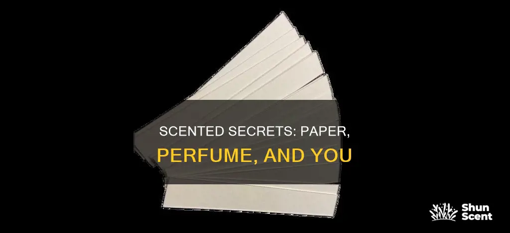 how to make paper smell like perfume