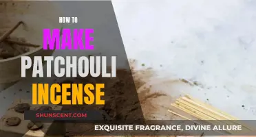 Make Your Own Patchouli Incense at Home