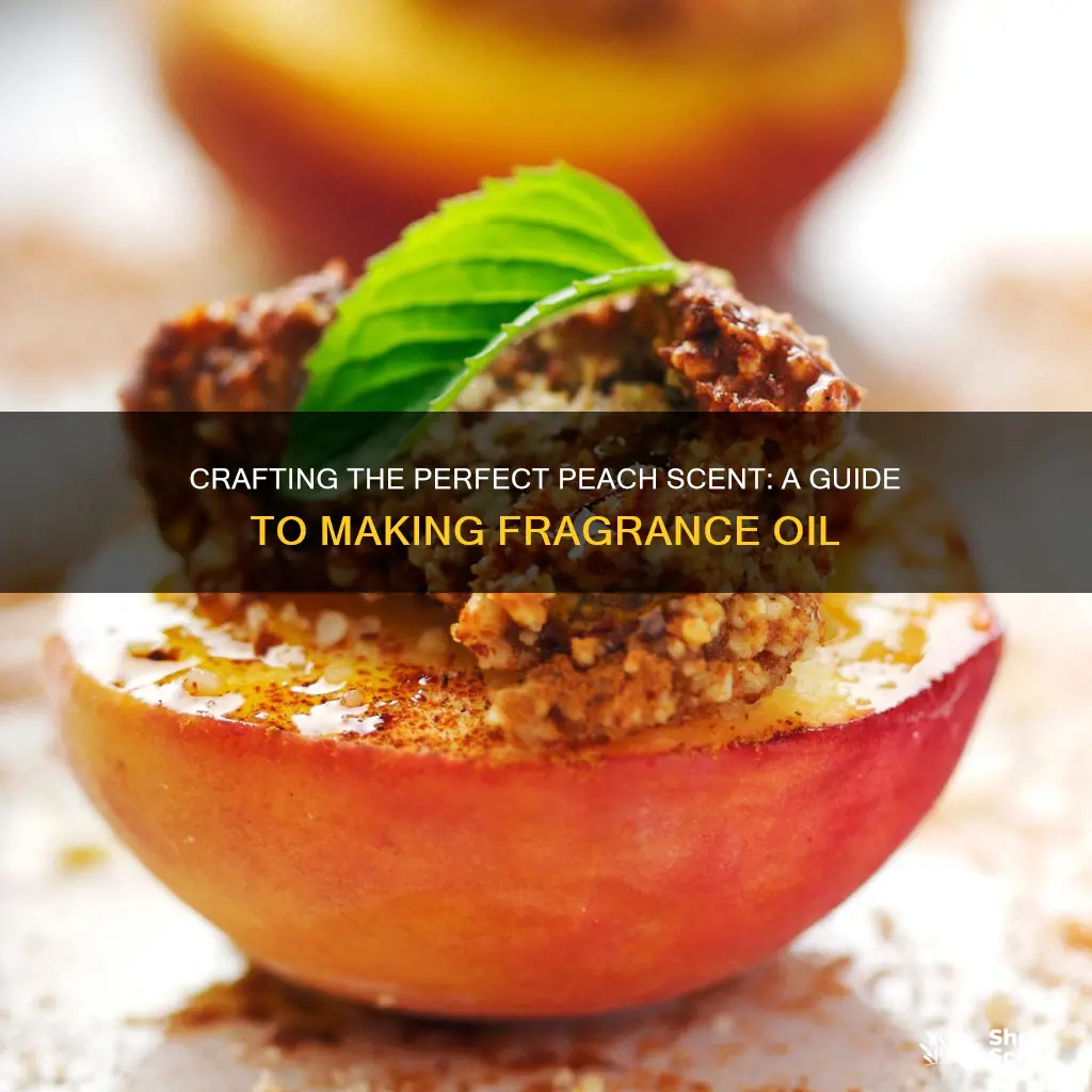 how to make peach fragrance oil