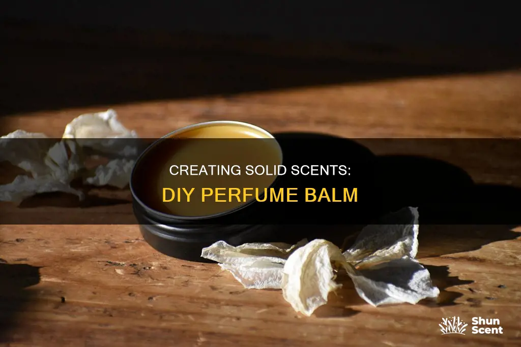 how to make perfume balm