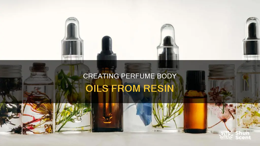 how to make perfume body oils from resin