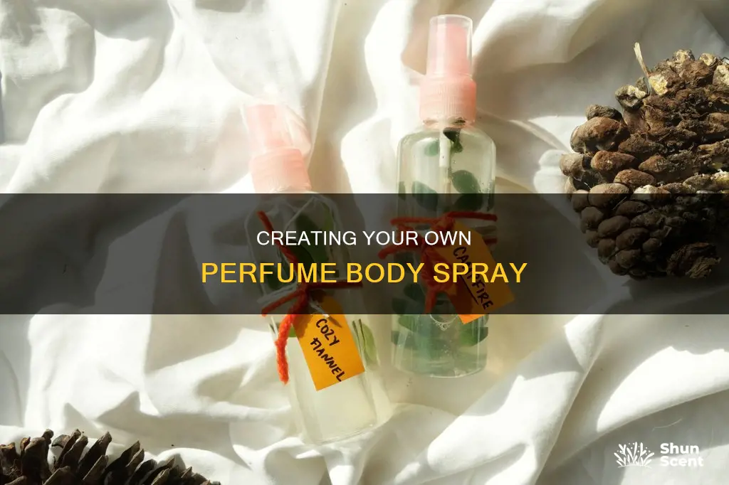 how to make perfume body spray