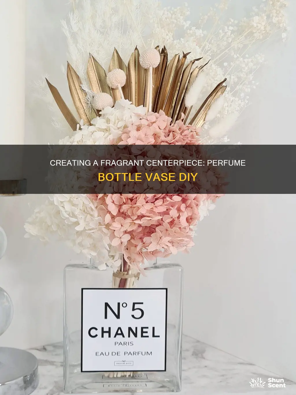 how to make perfume bottle vase