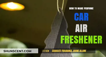 Make Your Own Perfume Car Air Freshener