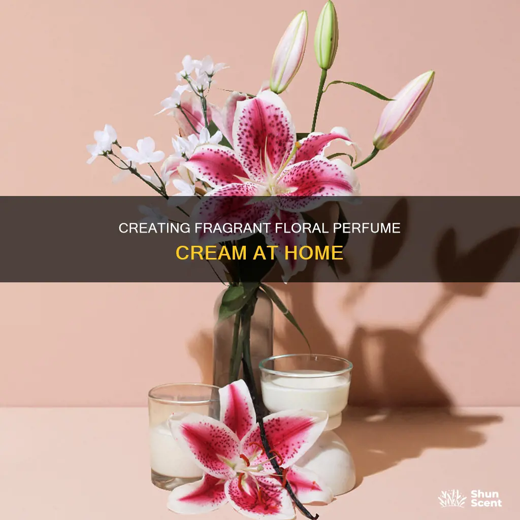 how to make perfume cream from flowers