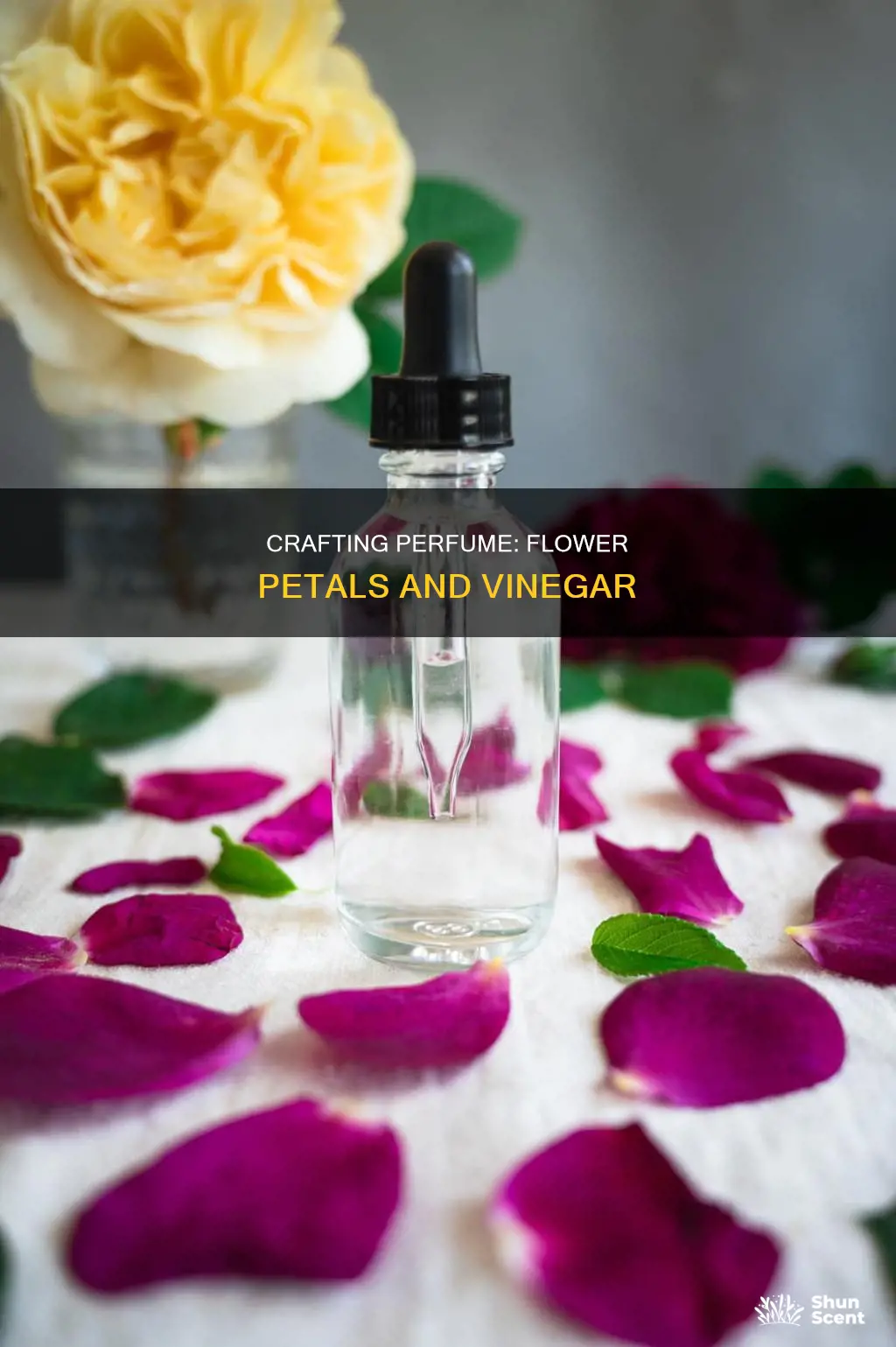 how to make perfume flower petals and vinegar