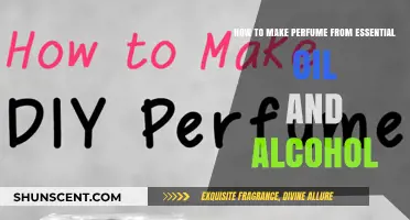 Creating Perfume: Essential Oils and Alcohol Blend