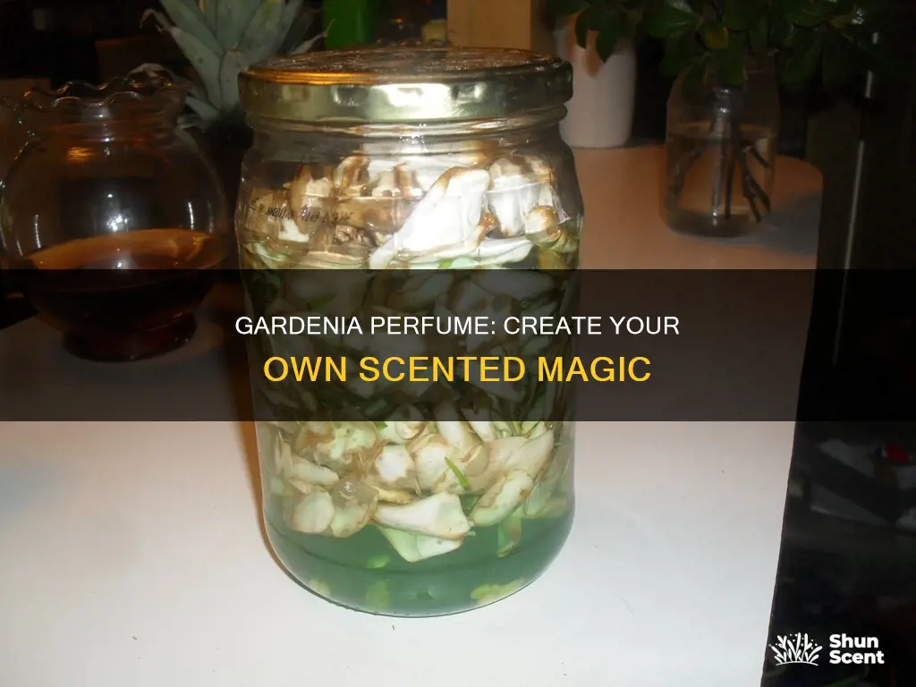 how to make perfume from fresh gardenias