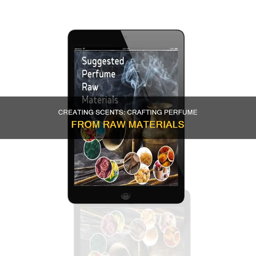 how to make perfume from raw materials