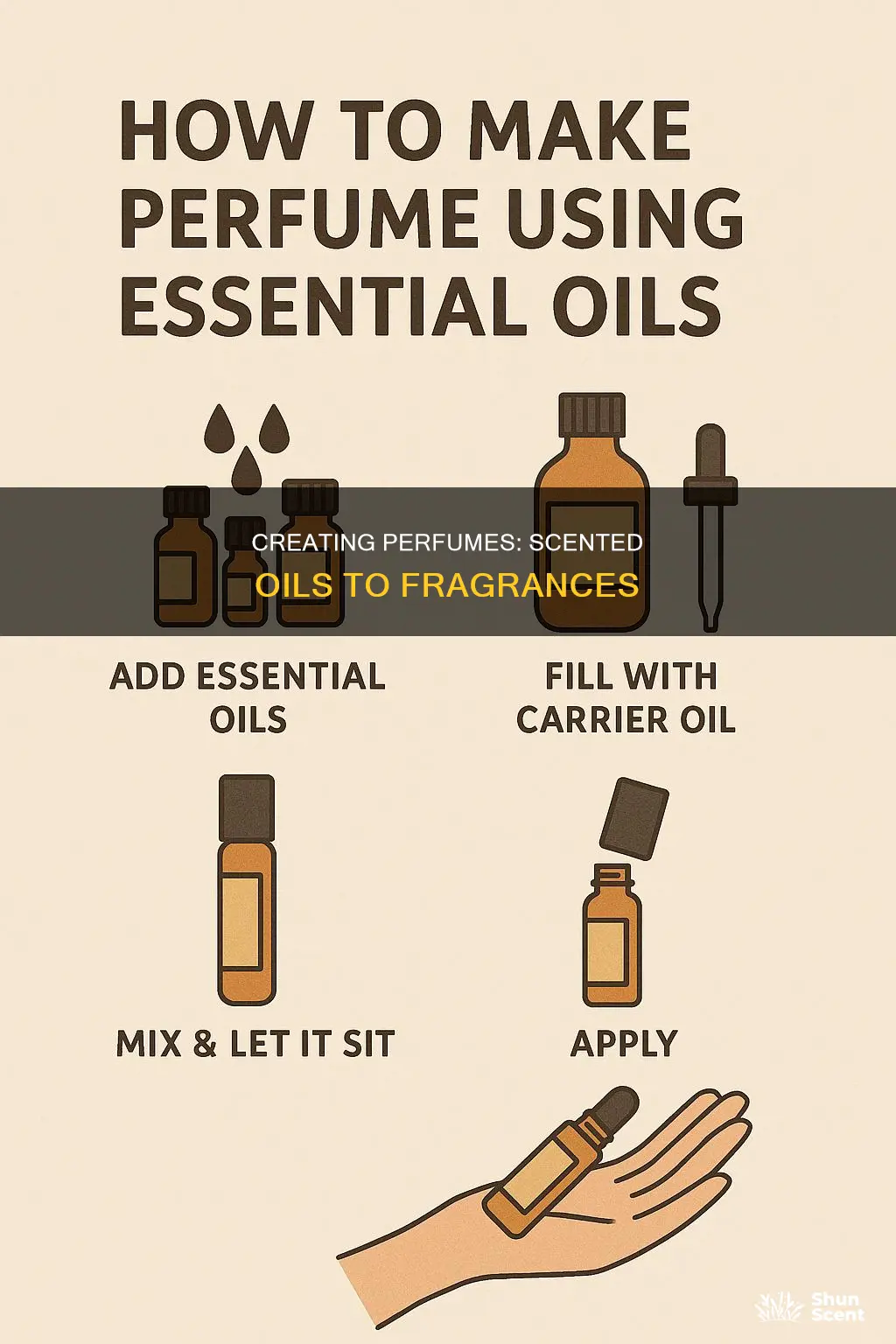 how to make perfume from scented oils