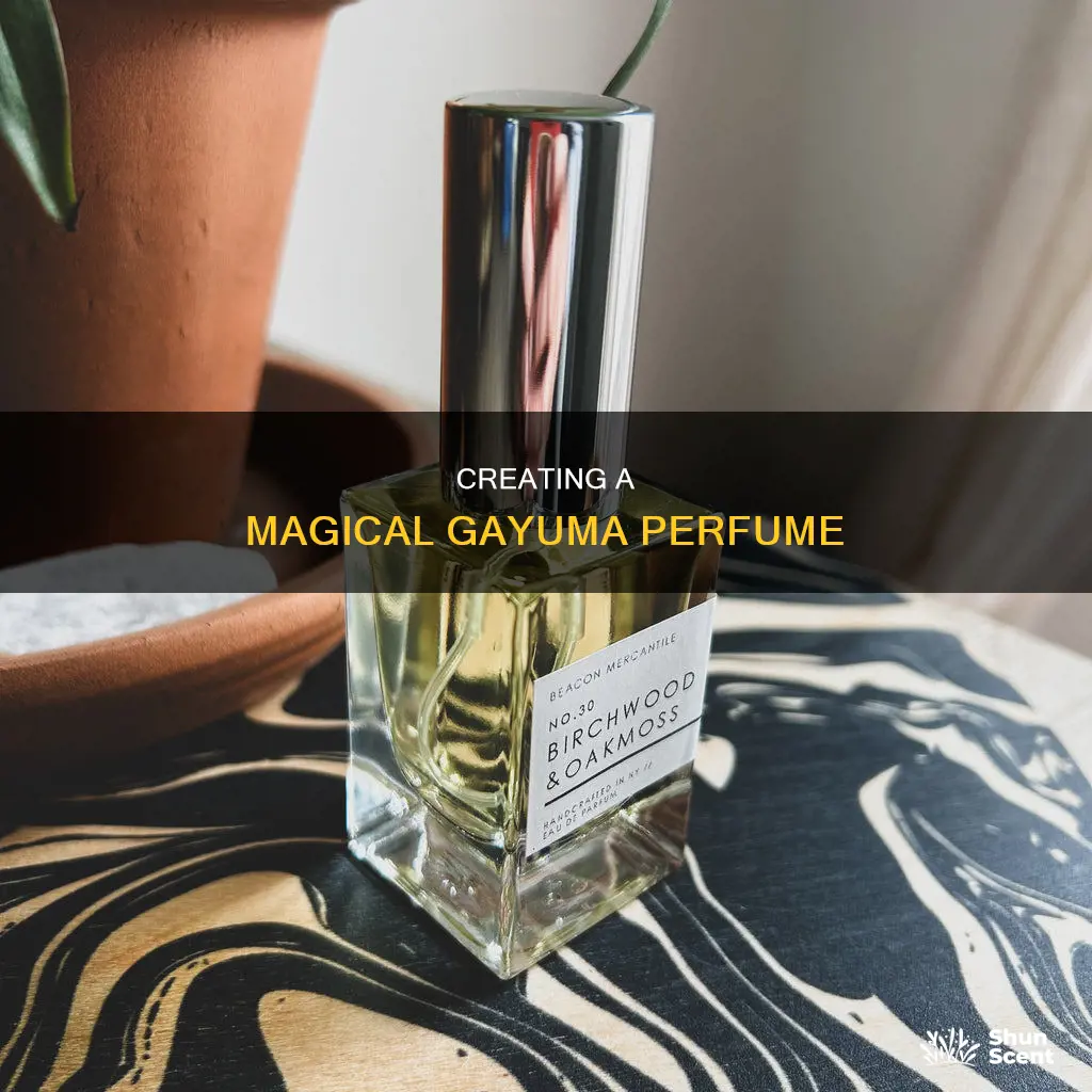 how to make perfume gayuma