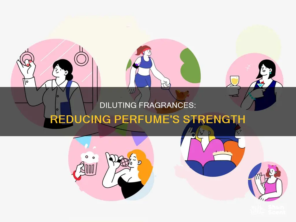 how to make perfume less strong